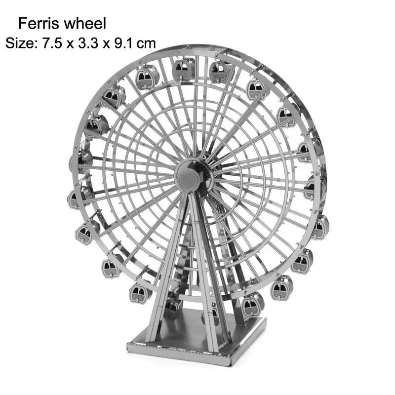 3D Metal Ferris Wheel Puzzle
